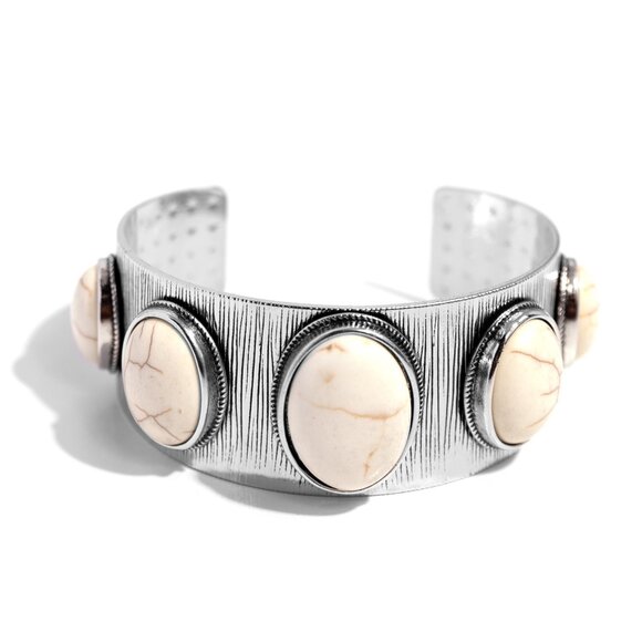 Rustic Bracelet- White - Picture 1 of 2